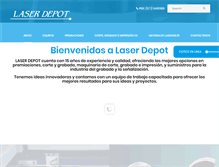 Tablet Screenshot of laser-depot.com